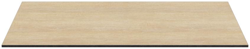 Abbildung Tischplatte Compact Slim Rückansicht