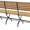 Abbildung 3-seater bench Valentin Schrägansicht