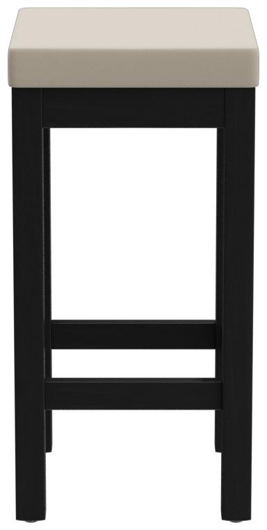 Abbildung halbhoher Hocker Delu Rückansicht