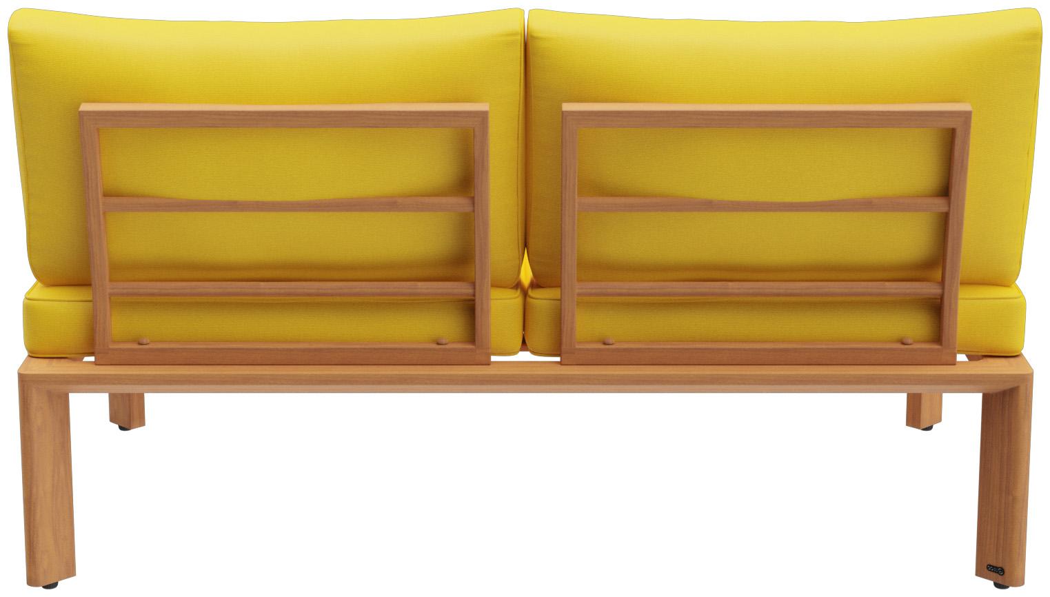 Abbildung 2-Sitzer-Element Lorcan Rückansicht