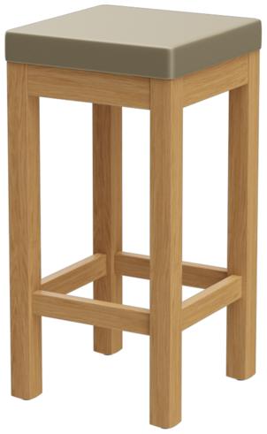 Abbildung Counter-height stool Delu Schrägansicht